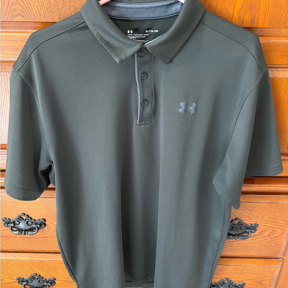 Under Armour Black Performance Polo Shirt
